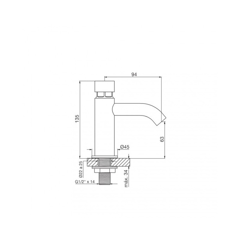 Fv Soluci N Inteligente Pressmatic Lavatorio Ecomatic Grifer As