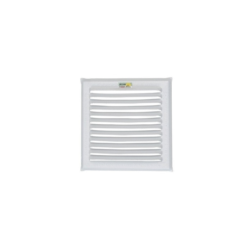 Reja ventilación esmaltada blanca 20x20 - 200cm2 para amurar aprobado