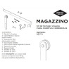 Guia magazzino recto negro kit art. 650 x 2 mts