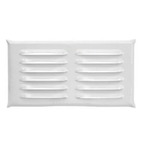 Reja ventilación esmaltada blanca 15x30 - 200cm2 para amurar aprobado