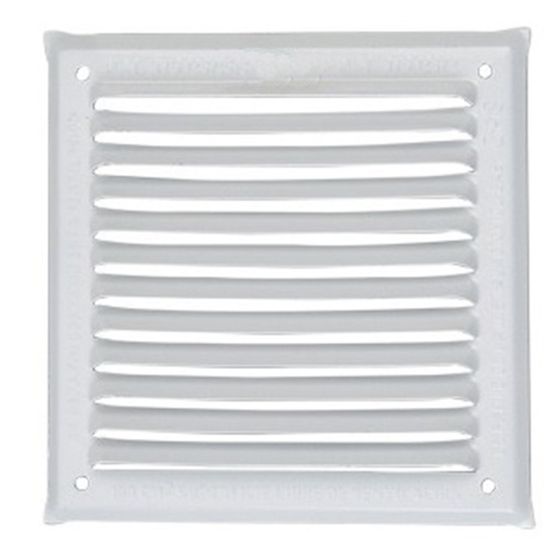 Reja ventilación esmaltada blanca 15x15 - 100cm2 para atornillar aprobado