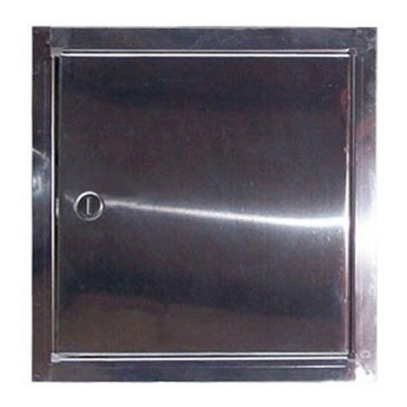 Puerta para llave de paso 20x20cm - Acero inoxidable