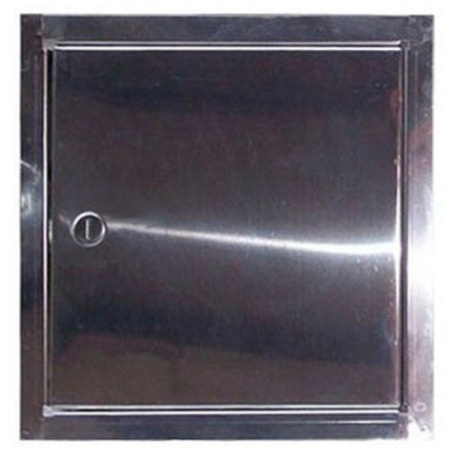 Puerta para llave de paso 20x20cm - Acero inoxidable