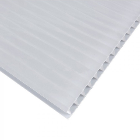 Policarbonato alveolar blanco x 10mm 2.10 x 2.00m