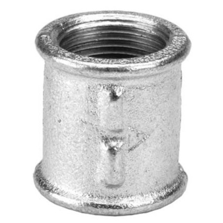 Cupla hierro galvanizado 3/4"