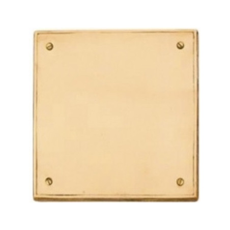 Tapa simple para piso 10x10 - Bronce Pulido