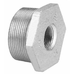 Buje reducción hierro galvanizado 3/4" x 1/2"