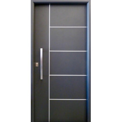 Puerta Nexo Deluxe Style inyectada 5 tableros 80cm - DS500 (Derecha)