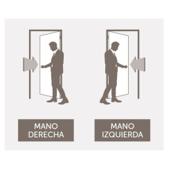 Puerta Nexo Deluxe Style inyectada 5 tableros 80cm - DS500 (Izquierda)