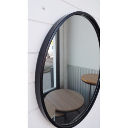 Espejo redondo - Marco de tubo estructural - Diámetro 100cm