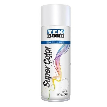 Pintura en aerosol 250gr - Uso general - Blanco Brillante