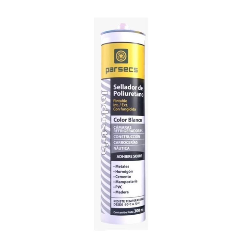 Sellador poliuretano industria blanco parsecs 300 ml