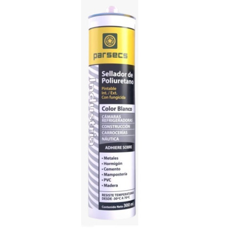 Sellador poliuretano industria blanco parsecs 300 ml