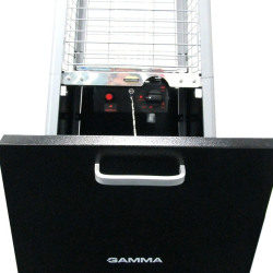 Calefactor exterior piramidal negro - gamma G2253ar