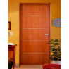 Puerta Placa 2006 Americana - MDF de 5.5mm - Cedrillo con marco de madera de cambara (Derecha) 70x15