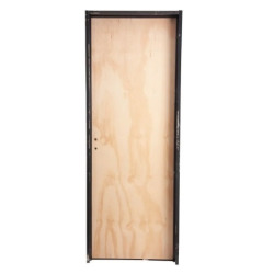 Puerta Placa pino marco chapa - 70x15 Valentinuz - (Derecha) Standard