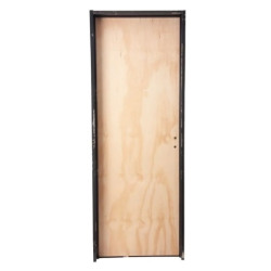 Puerta Placa pino marco chapa - 70x15 Valentinuz - (Izquierda) Standard