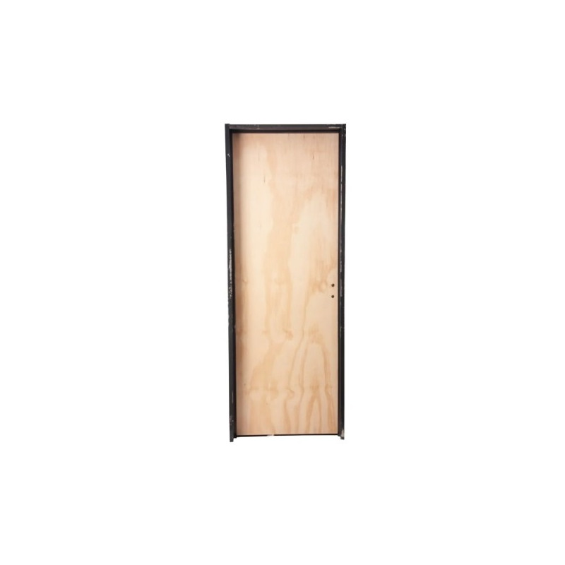 Puerta Placa pino marco chapa - 70x15 Valentinuz - (Izquierda) Standard