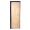 Puerta Placa pino marco chapa - 70x15 Valentinuz - (Izquierda) Standard