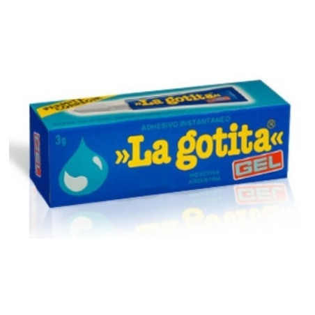 Adhesivo instantáneo gel La Gotita x 3 gr