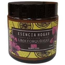 Vela Black premium Lima y Orquideas 100gr