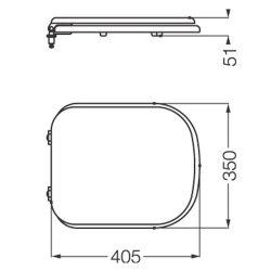 Combo Ferrum Bari - Inodoro largo + Asiento MDF Herr. PVC + Depósito apoyo 6lts Descarga dual + Bidet 3 orificios