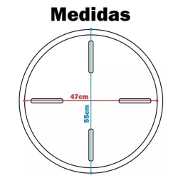 Tapa para tanque y biodigestor polietileno con aro - Rotoplas