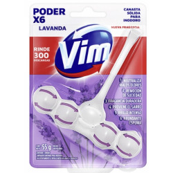 Canasta inodoro VIM Premium lavanda 5 en 1