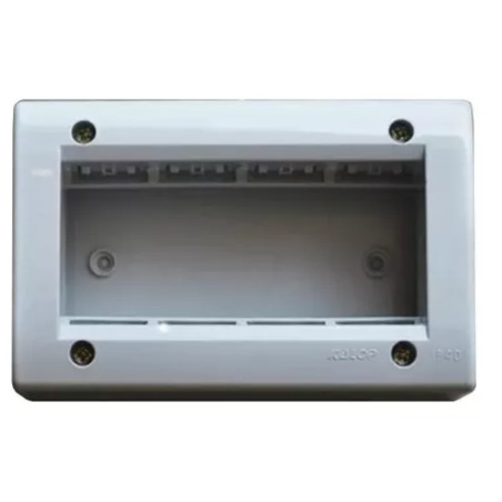 Caja Sigma Cuatro (4) Módulos Color Gris Kalop KL42023