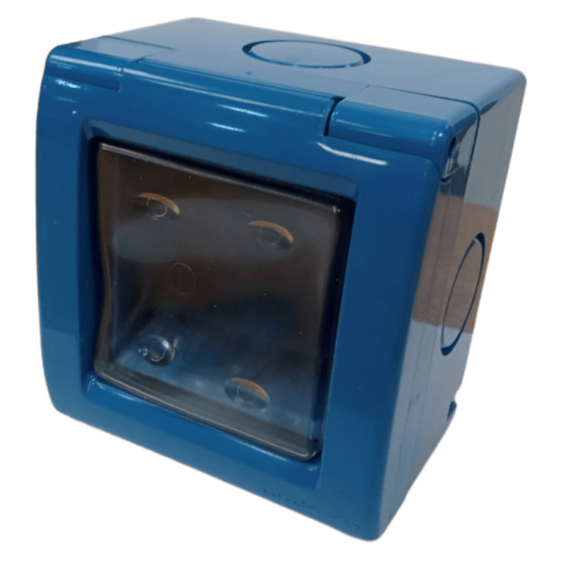 Caja Sigma 2 Módulos Estanca Con Membrana Azul KL42214 - Kalop