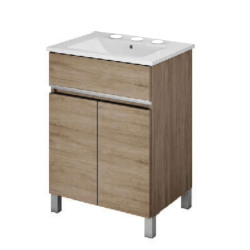 Vanitory Schneider Nature Caju 50cm - 2 puertas/1 Cajón