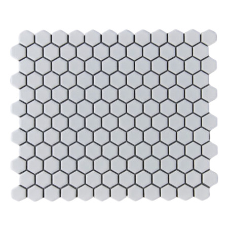 Fika Hexa matte white 26x30cm - X unidad