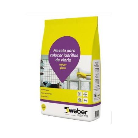 Weber montero tec glass blanco x 5kg