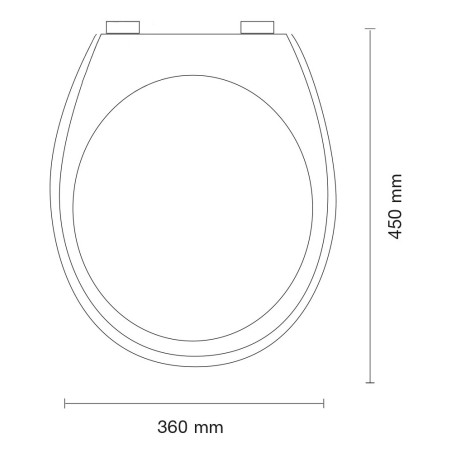 Asiento Inodoro Italiana Blanco Urea Ariel